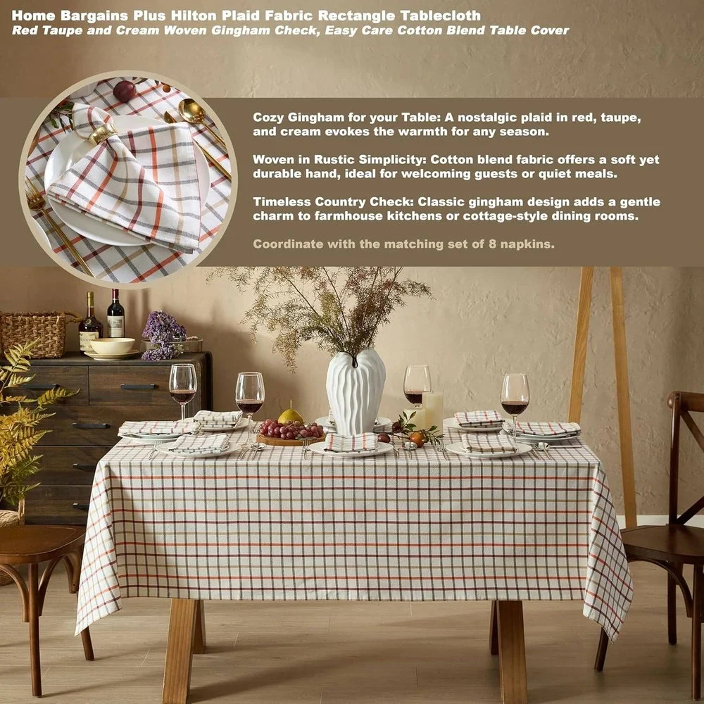 Home Bargains Plus Hilton Plaid 